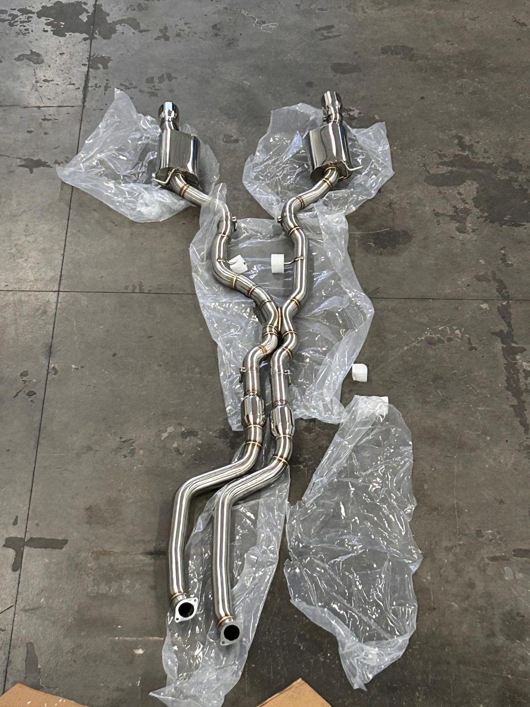Impianto di scarico inox sportivo — GAS Project Comacchio